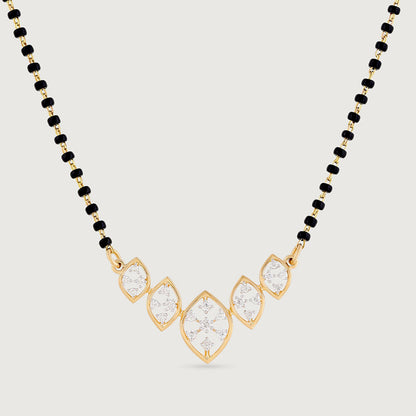 Enchanted Essence Gold and Diamond Mangalsutra in 18K Yellow Gold, 0.301 ct