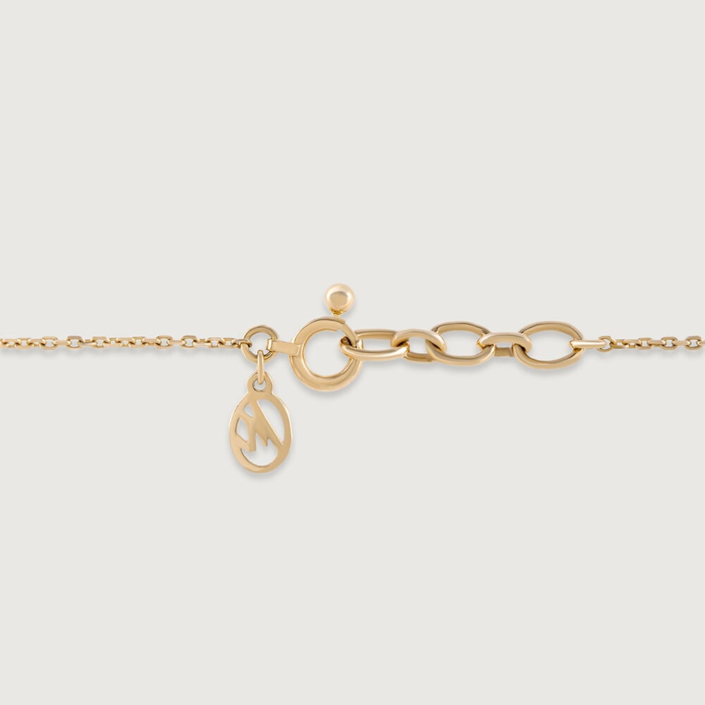 Glistening Fringe Gold and Diamond Mangalsutra in 18K Yellow Gold, 0.388 ct