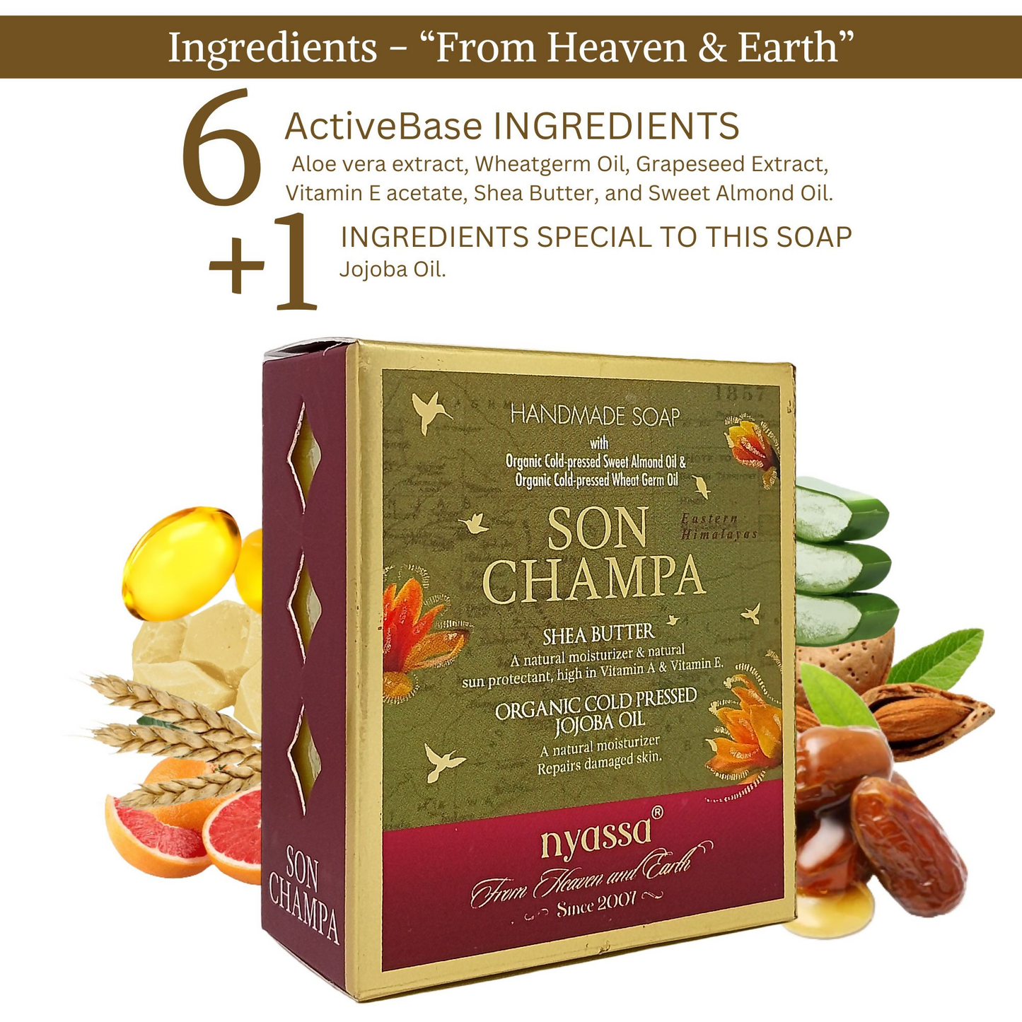 Nyassa Son Champa Handmade Soap