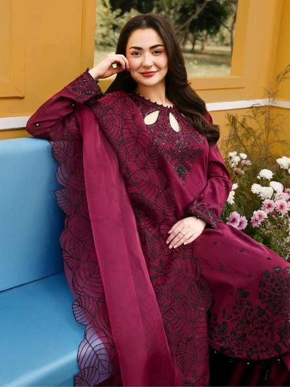 Teeya Creation Womens Trending Stylish Kurta Palazzo Set - Wine