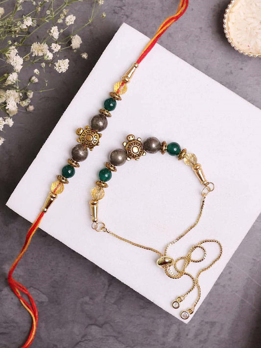 Turtle Money Magnet Rakhi