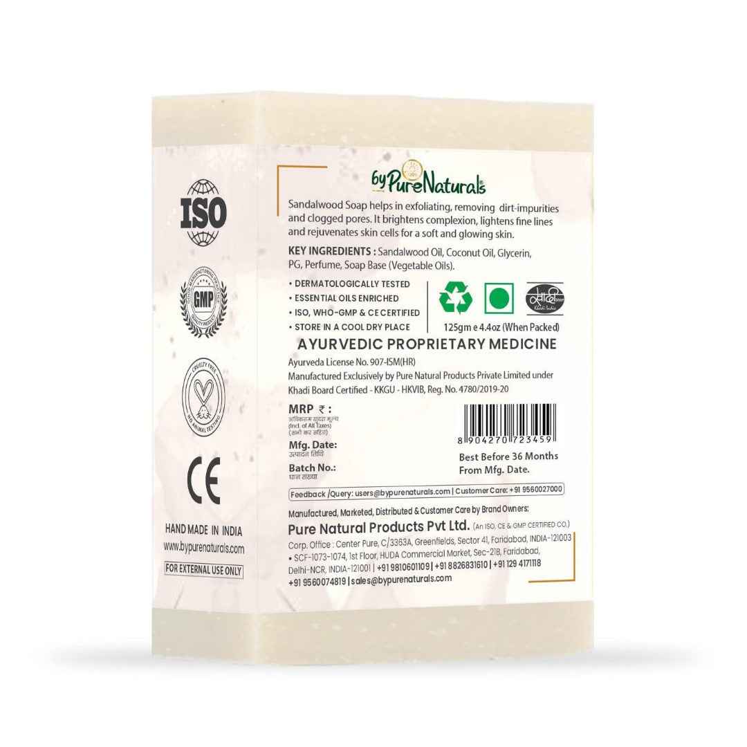 byPureNaturals Sandalwood Soap