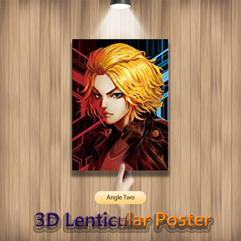 Tokyo Revengers Flip Image Poster Hologram Motion Lenticular | 40x30 cm |