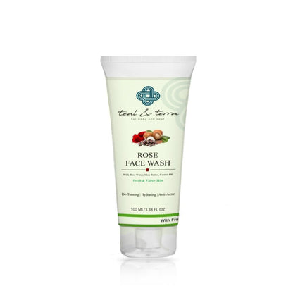 Teal and Terra Rose Face Wash