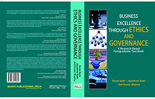 Business excellance Through Ethics and Governance:A Research Based Post Graduate