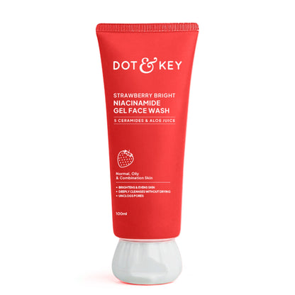 Dot & Key Strawberry Bright Niacinamide Gel Face Wash