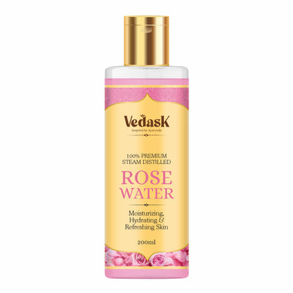 Vedask Organic 100% Natural Rose Water Toner