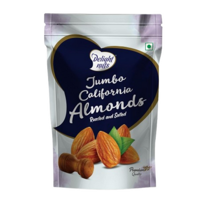 Delight nuts Jumbo California Almonds Roasted And Salted