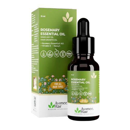 Avimee Herbal Rosemary Essential Hair Oil with Vitamin E & Nansyl