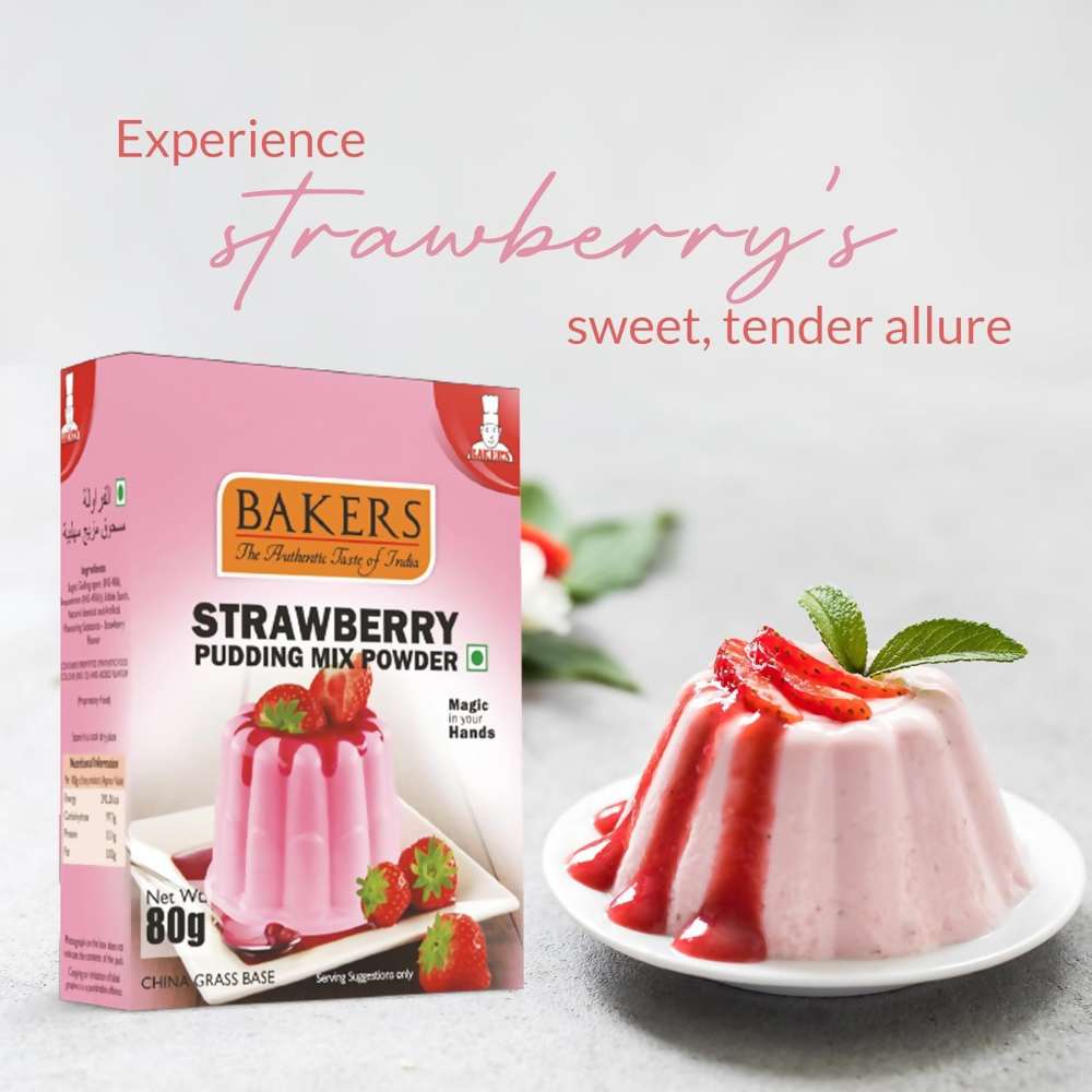 BAKERS Strawberry Pudding Mix
