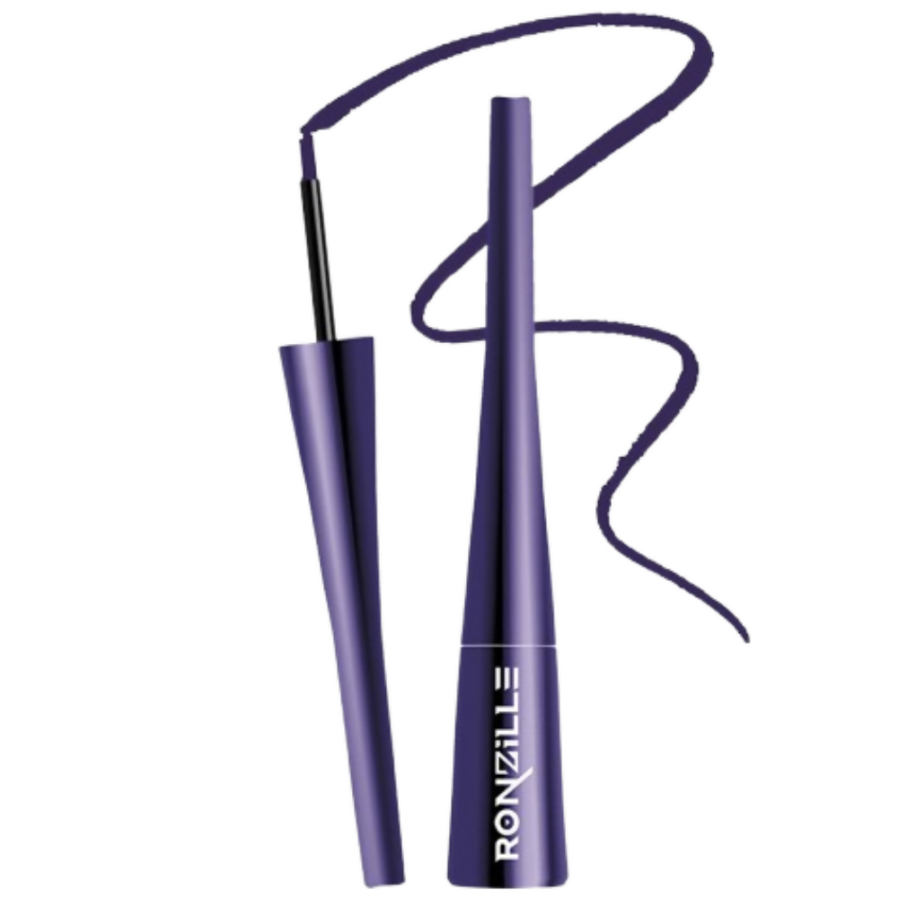 Ronzille Smudgeproof And Waterproof Liquid Matte Eyeliner - Blue