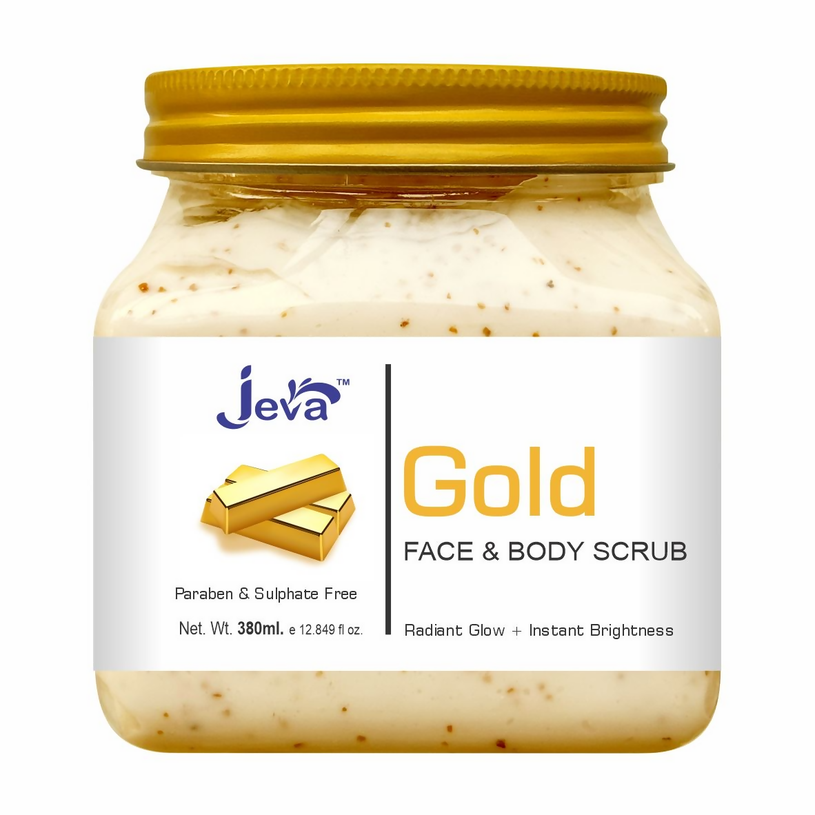 Jeva Gold Scrub - Skin Polishing & Glow Enhancing Gel