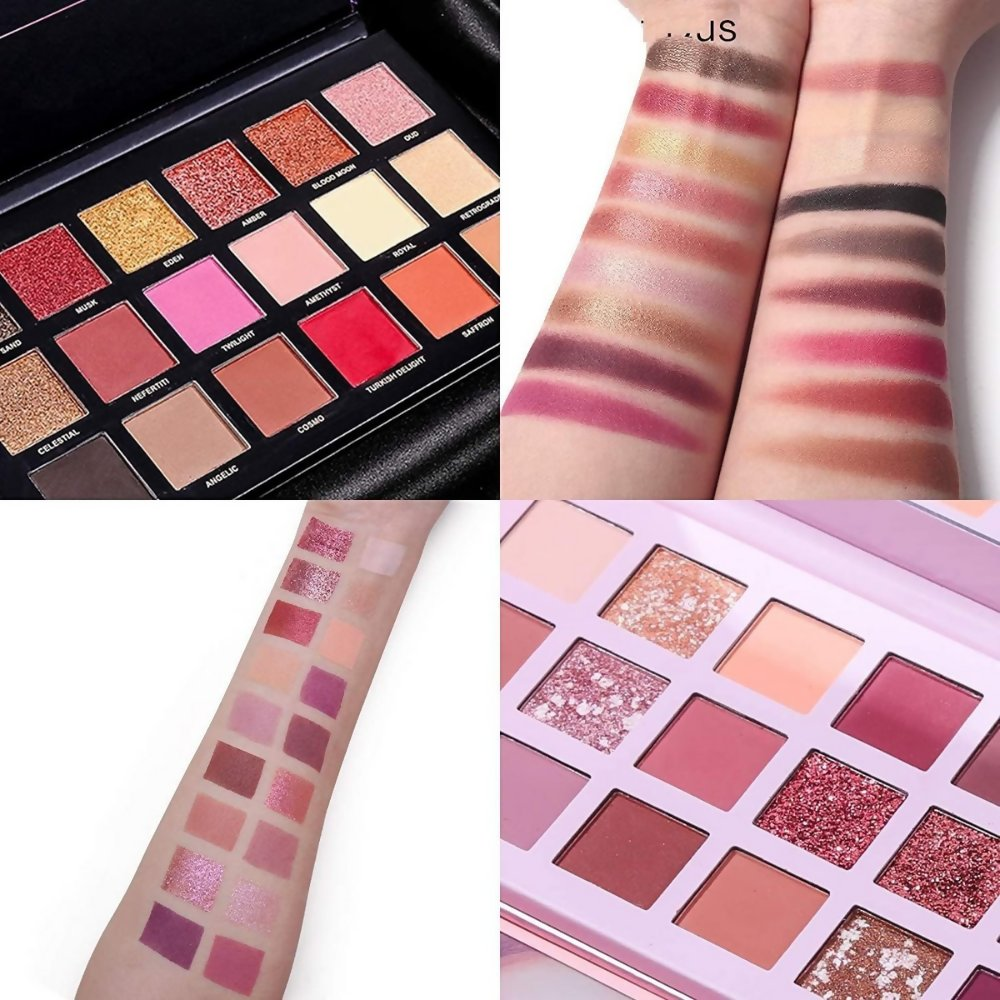 Huda Girl Beauty Rose Gold Remastered & Nude Edition Eyeshadow Palette - 36 Matte and Shimmer Finishes