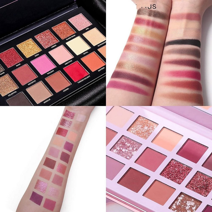 Huda Girl Beauty Rose Gold Remastered & Nude Edition Eyeshadow Palette - 36 Matte and Shimmer Finishes