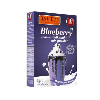 BAKERS Milk Shake Mix Powder - Blueberry Flavor