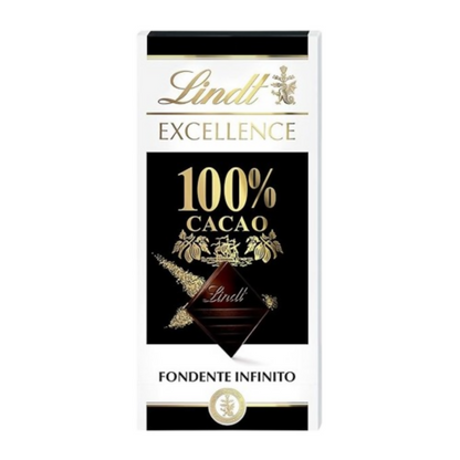 Lindt Excellence 100% Cacao Dark Chocolate Bar