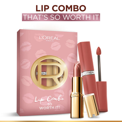 L'Oreal Paris Lip Combo That'S So Worth It - Infallible Matte Resistance & Color Riche Satin