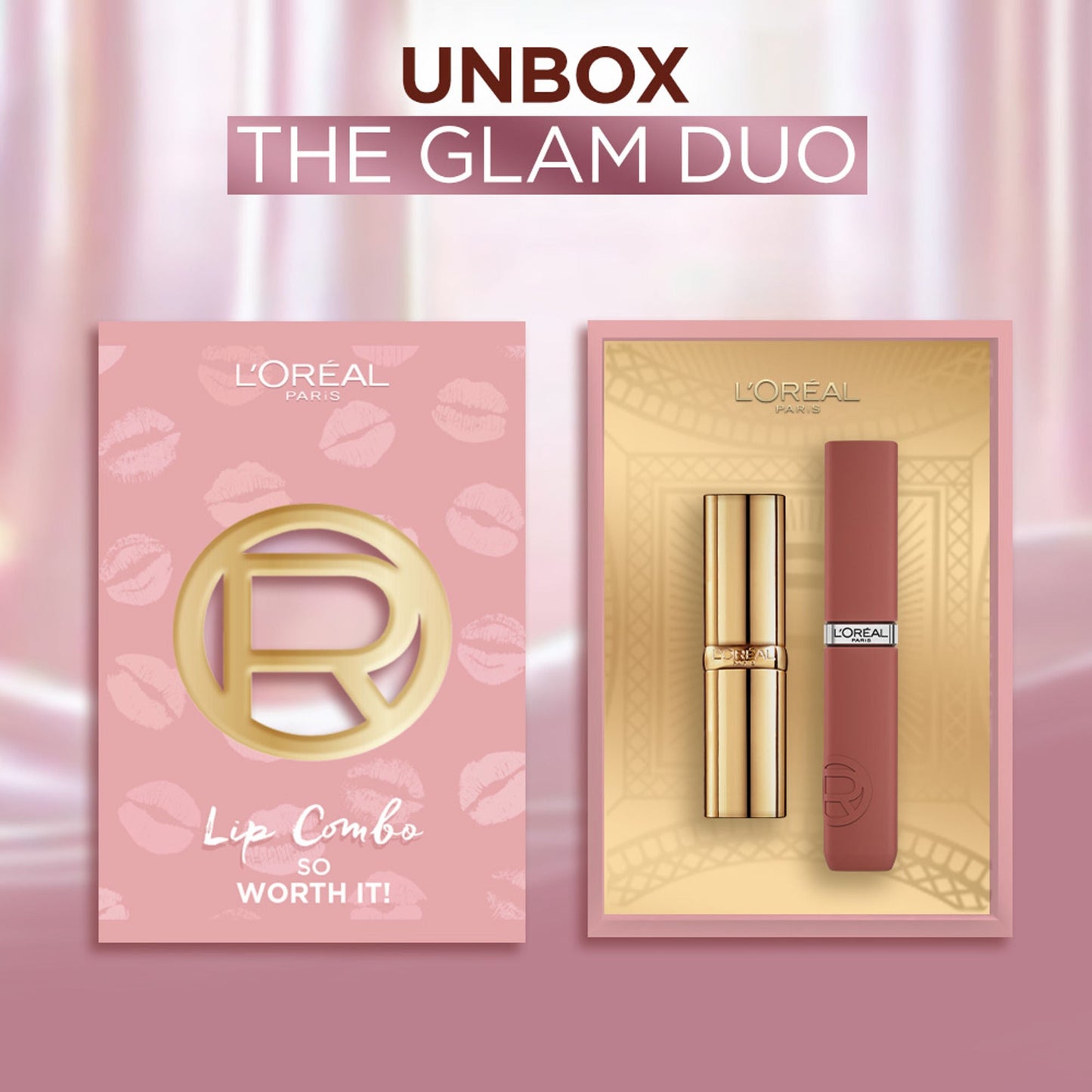 L'Oreal Paris Lip Combo That'S So Worth It - Infallible Matte Resistance & Color Riche Satin