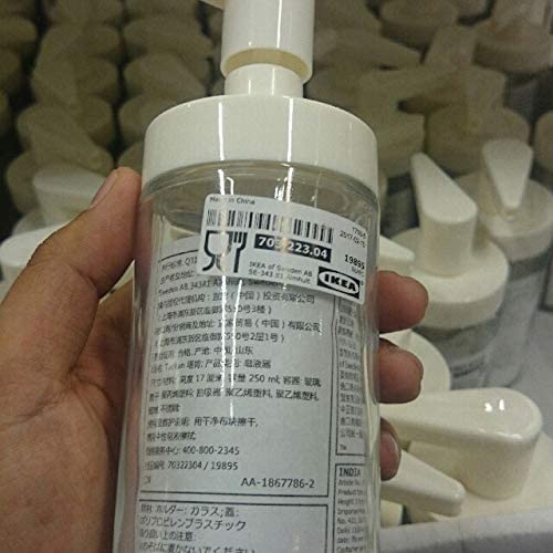 Soap Dispenser Set - Glass - Transparent - Durable Design