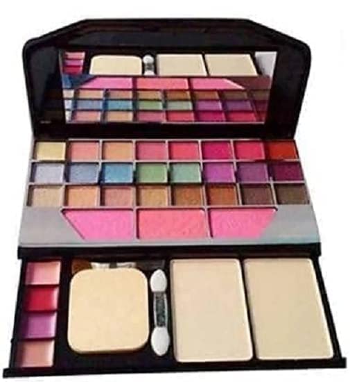 All-in-One Makeup Kit with 5 Brushes & 36H Eye Combo