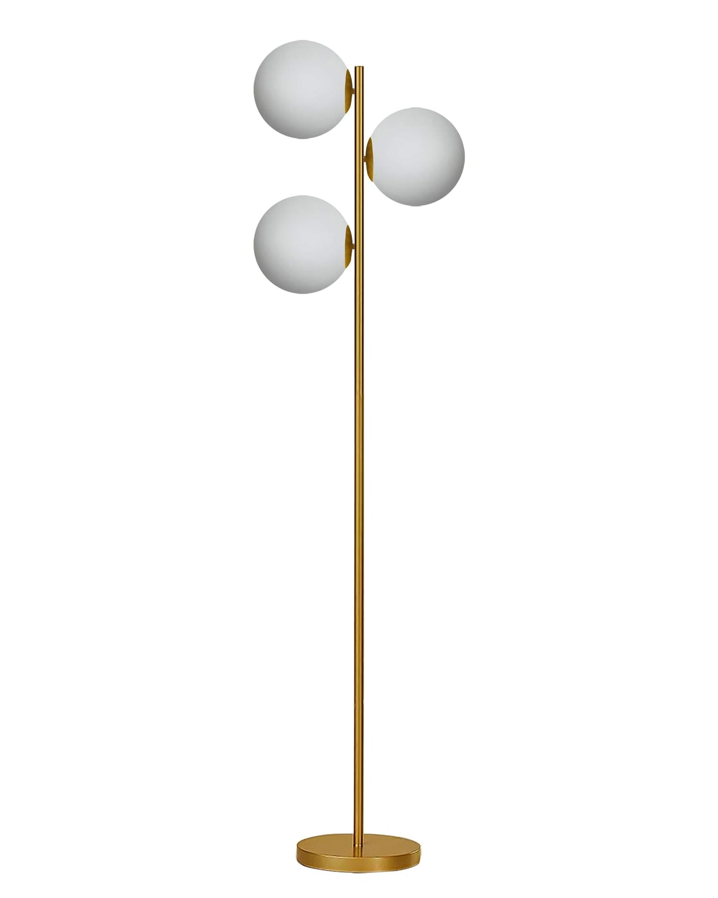 Industrial Floor Lamp with Adjustable Diamond Cage Shades, Black Metal, 62 Inch