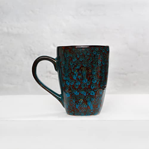 Ceramic Coffee Mug Multicolor Microwave Safe 1 Piece