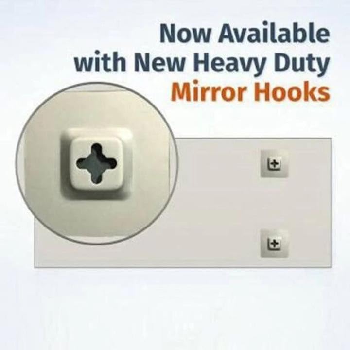 Frameless Wall Mirror with Polished Edges - Minimalist Design - Rectangle - Ideal for Bedroom, Bathroom, Entryway