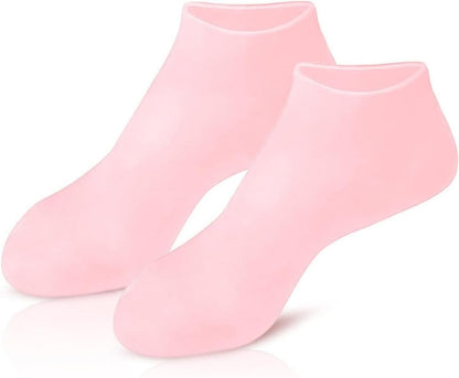 Silicone Heel Socks for Cracked Heels, Moisturizing Gel, 1 Pair