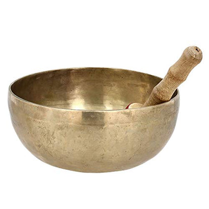 Singing Bowl Antique Style Handmade Bell Metal 8 x 3.75 Inch