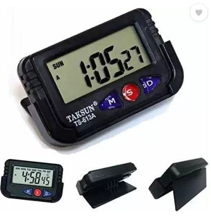 Digital Alarm Clock - Black - 3.81 x 38 cm
