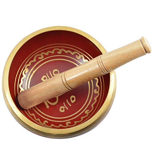 Singing Bowl | Tibetan Buddhist Meditation Instrument | Metal Alloy | 4 Inch Diameter