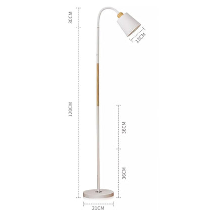 LED Floor Lamp Modern Minimalism White Metal 150cm Height