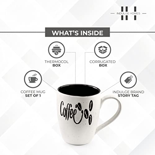 Ceramic Coffee Mug Matte Finish - 300 ML - Coffee Bean Color - Eco-Friendly