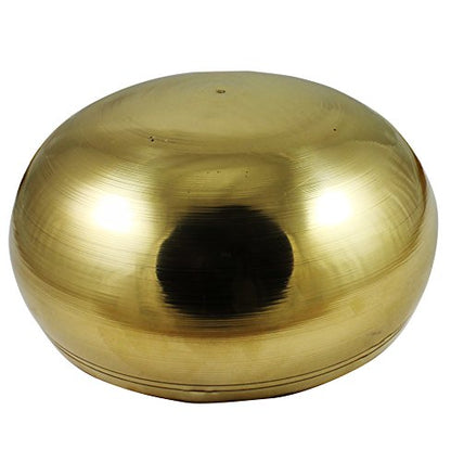 Singing Bowl Set - Hand-Painted Black with Gold Trim - 5 Inch Diameter - Includes Cushion & Mallet