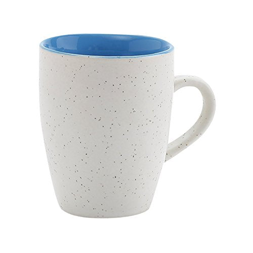 Ceramic Coffee Mug Set of 4 - Multicolor, 330ml, Dishwasher & Microwave Safe