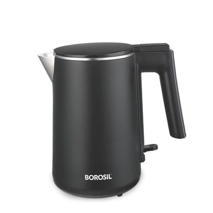 Borosil 1 L 1200W Stainless Steel Cool touch Electric Kettle