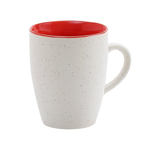 Ceramic Coffee Mug Set of 4 - Multicolor, 330ml, Dishwasher & Microwave Safe