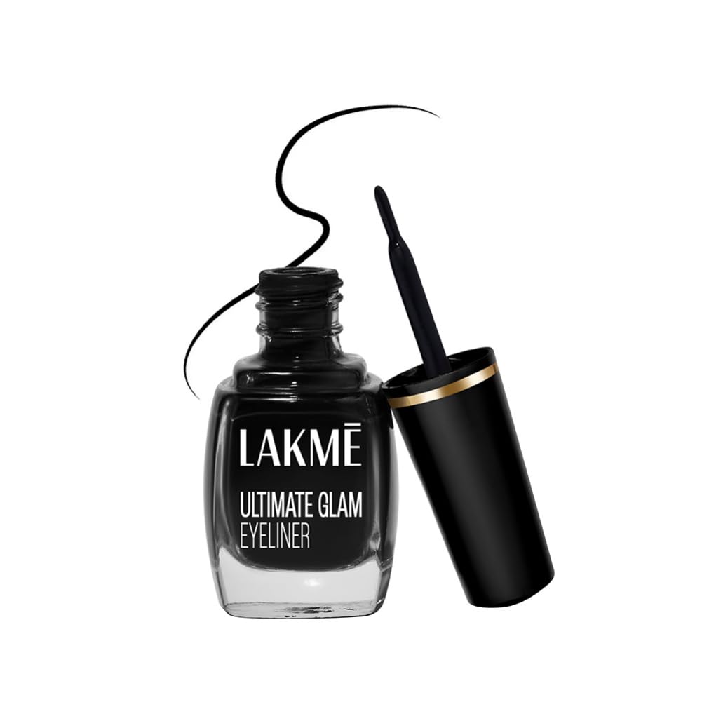 Intense Black Liquid Eyeliner - Waterproof, Long Lasting, 9 ml
