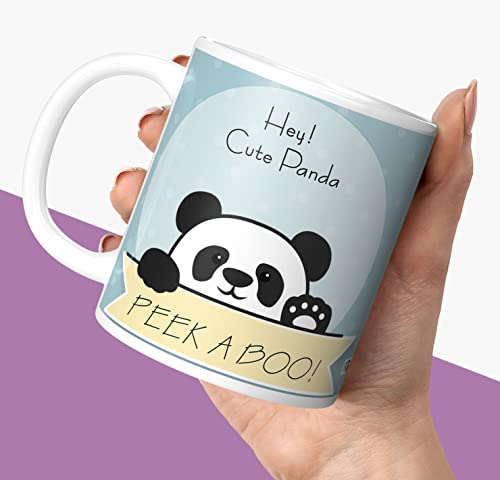 Ceramic Printed Cartoon Coffee Mug for Kids - 350ml Capacity, Gloss Finish