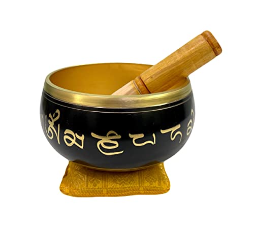 Singing Bowl 5" Diameter Metal Alloy for Stress Relief Meditation