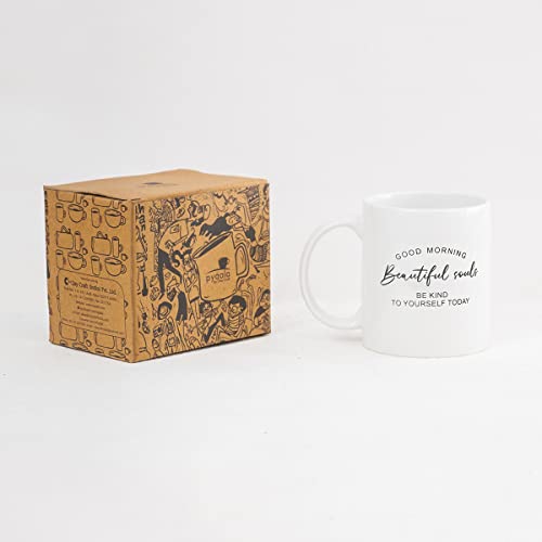 Coffee Mug with Unique Design - Ceramic - Microwave Safe - 300ml