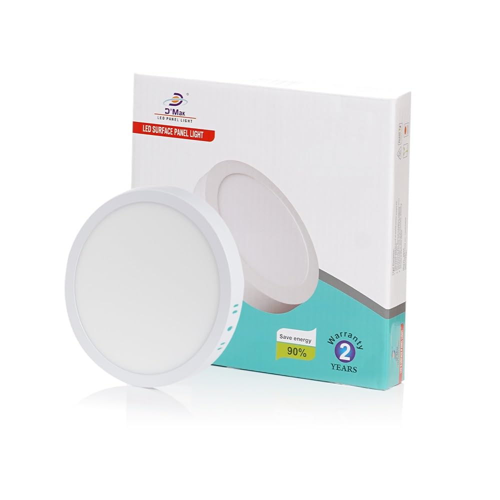 LED Surface Mounted Ceiling Light 22W Round Aluminium Energy Saving White Light