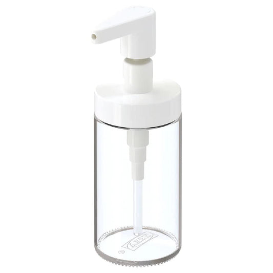 Soap Dispenser - Glass with Rust-Proof Pump - 200 ml Capacity - Clear Finish