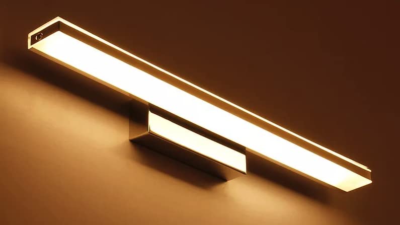 LED Wall Light 15W Modern Black Metal & Acrylic 18 Inch for Bathroom & Bedroom
