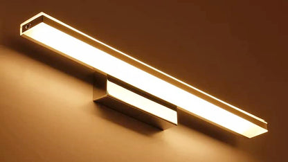 LED Wall Light 15W Modern Black Metal & Acrylic 18 Inch for Bathroom & Bedroom