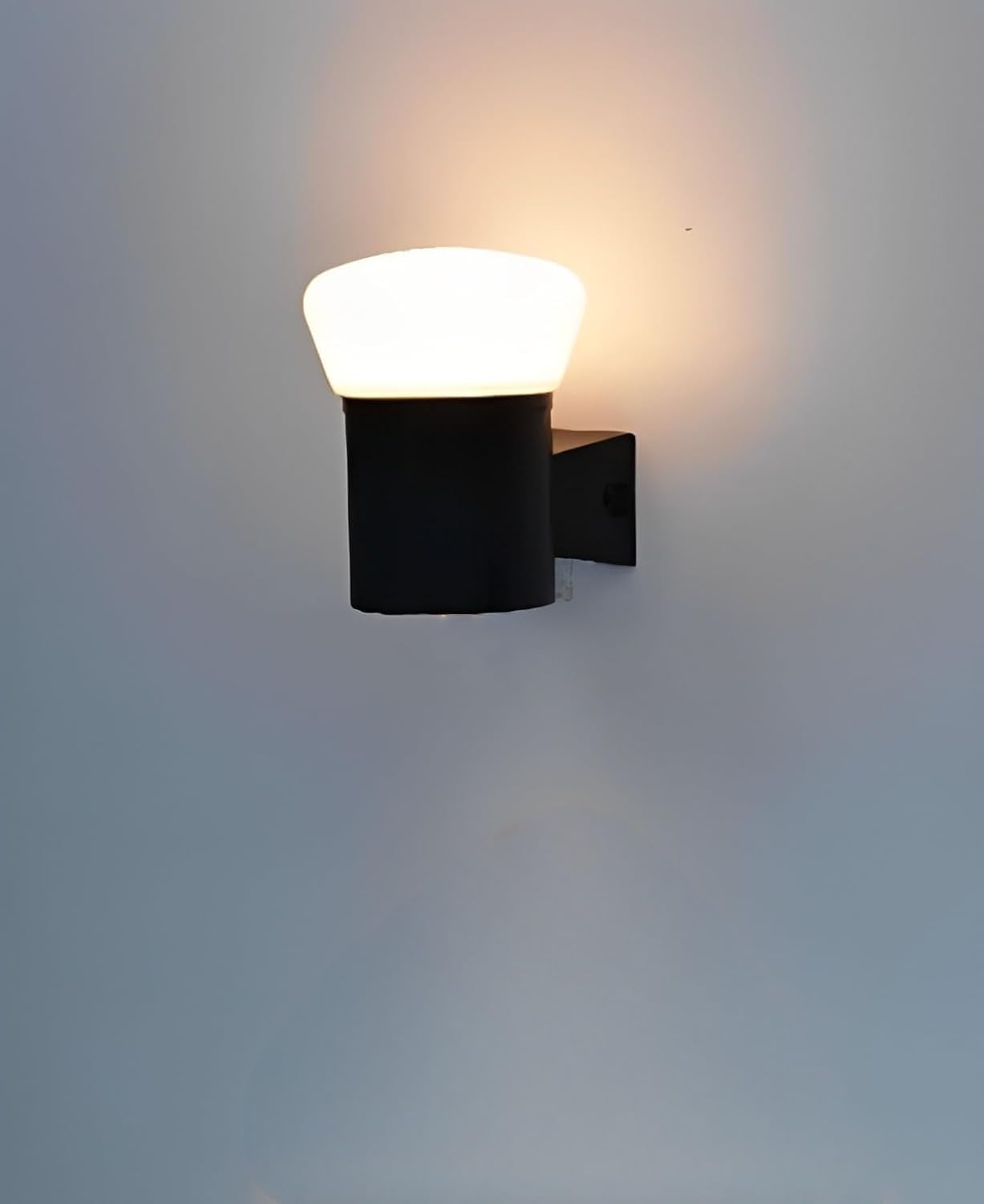 Acrylic UFO Style Wall Lamp with Warm White Light