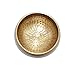 Singing Bowl with Mantras - Brass - Brown-Gold - 2.5 Inch x 4 Inch