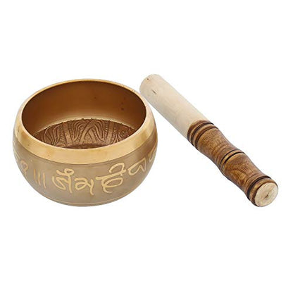 Singing Bowl 5 Inch Metal Alloy with Striker Stick for Meditation and Music Therapy