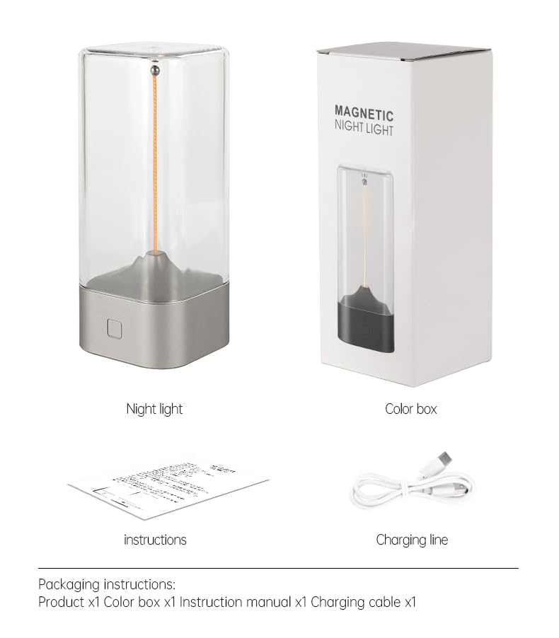 Rechargeable LED Table Lamp - Minimalist Design - Portable - 1000mAh Battery - Modern Nightstand Light