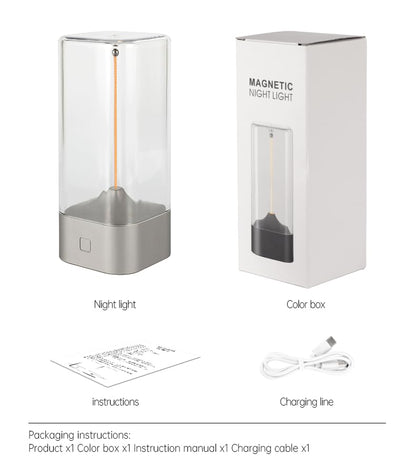 Rechargeable LED Table Lamp - Minimalist Design - Portable - 1000mAh Battery - Modern Nightstand Light